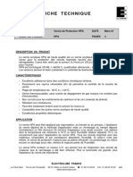 Fiche Technique: Nom Du Produit Vernis de Protection HPA Date Mars 97 Code Du Produit HPA Pages 4