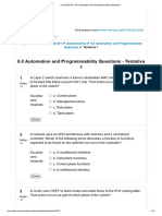 Ccna-200-301 - 6.0 Automation and Programmability Questions