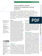 Autoimmune Encephalitis Proposed Recommendations For Symptomatic and Long-Term Management