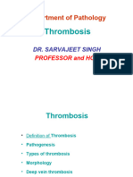 Thrombosis - ppt1 122801