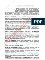 Modelo de Contrato Indeterminado LP