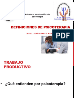 Introudccion A La Psicoterapia Segunda Semana