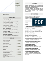 Senior Graphic Designer CV