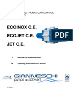 Pump With Electronig Flow Control - Installation Manual