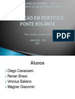 Inspeção em Pórticos e Ponter Rolantes