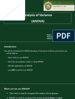 Lesson 3 (Analysis of Variance)