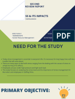 A Study On Stress Management & Its Impacts Among Employees in Recruitmentstaffing Field