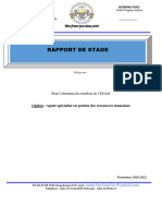 Rapport de Stage