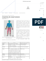 A Química Do Corpo Humano