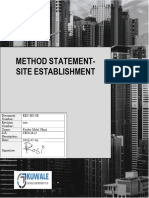 Kec - Method Statement - Site Establishment