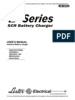 Lester e Series SCR Battery Charger Manual