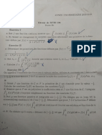 Epreuves de Math104