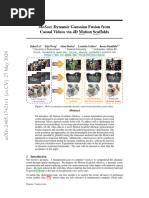 Mosca: Dynamic Gaussian Fusion From Casual Videos Via 4D Motion Scaffolds