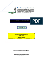 Provincial Assessment: Grade 10