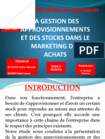 Gestion Des Approvisionnements Et Des Stocks