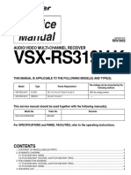 Hfe Pioneer vsx-rs319v-k Service en