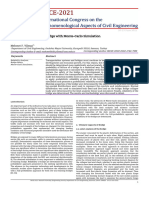 Reliability Analysis of Bridge With Monte-Carlo Simulation