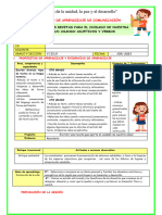 Ses-Mierc-Comun-Escribimos Recetas para El Cuidado de Nuestra Salud Usando Adjetivos y Verbos