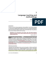 Chapter 3 Language Teaching and Metdodology