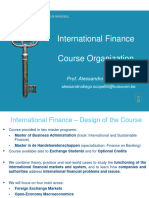 Summary - International Finance - MSC Finance and Banking