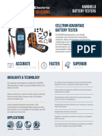 Celltron Advantage Battery Tester Datasheet