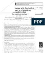 Science, Systems, and Theoretical Alternatives in Educational Administration