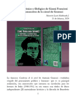 El Estudio Diacrónico y Filológico de Gianni Francioni Sobre Los Cuadernos de La Cárcel de Antonio Gramsci