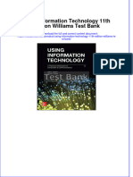 Instant Download PDF Using Information Technology 11th Edition Williams Test Bank Full Chapter