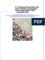 Full Download PDF of (Ebook PDF) Teaching Humanities and Social Sciences History Geography, Economics Citizenship in The Australian 6th All Chapter