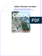 (Download PDF) GEOL 2nd Edition Wicander Test Bank Full Chapter