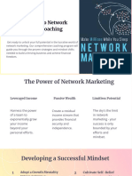 Introduction To Network Marketing Coaching