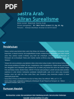 Aliran Surealisme Sastra Arab