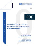 Immigration Au Maroc La Culture Comme Levier Pour Le Vivre Ensemble