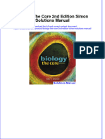 Instant Download PDF Biology The Core 2nd Edition Simon Solutions Manual Full Chapter