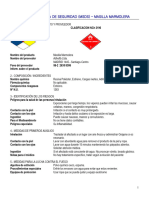 F.seguridad - Masilla Marmolera (MSDS)