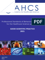 AHCS Good Scientific Practice 2021