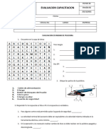 Evaluación Estandar de Pulidora