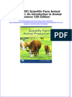 Full Download PDF of (Ebook PDF) Scientific Farm Animal Production: An Introduction To Animal Science 12th Edition All Chapter