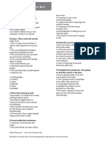 Unit Test 18 Answer Key: A Write The Missing Words