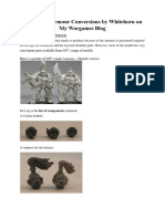 Horus Heresy Armor Conversion Guide