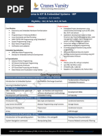 PG Diploma in IOT & Embedded Systems - WP: Eligibility - B.E, B.Tech, M.E, M.Tech