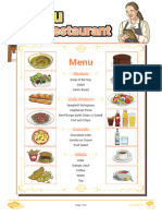 T 1693906705 Esl Reading Comprehension Menu Adults A1 - Ver - 2