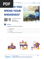 How Do You Spend Your Weekends American English Student