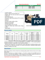 Diesel Generating Set BF-C175: Standby Power 50Hz 140KW / 175KVA Prime Power 50Hz 128KW / 160KVA