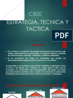 Estrategia, Tecnica Y Tactica