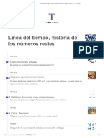 Linea Del Tiempo, Historia de Los Números Reales Timeline - Timetoast