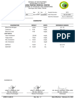 Amai Pakpak Medical Center: Chemistry