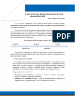 S3 Marcos de Trabajo para La Dirección de Proyectos en El Sector de La Construcción II. PMI