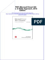 Full Download PDF of (Ebook PDF) Microsoft Excel 365 Complete: A Skills Approach, 2019 Edition All Chapter