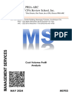 PRIA MS-03 CVP Analysis